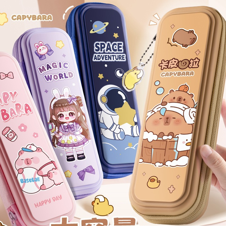Hộp Bút Nhựa 2D Nhiều Mẫu Hoạt Hình, Hộp Bút Chì Nhỏ , Hộp Bút Cho ...