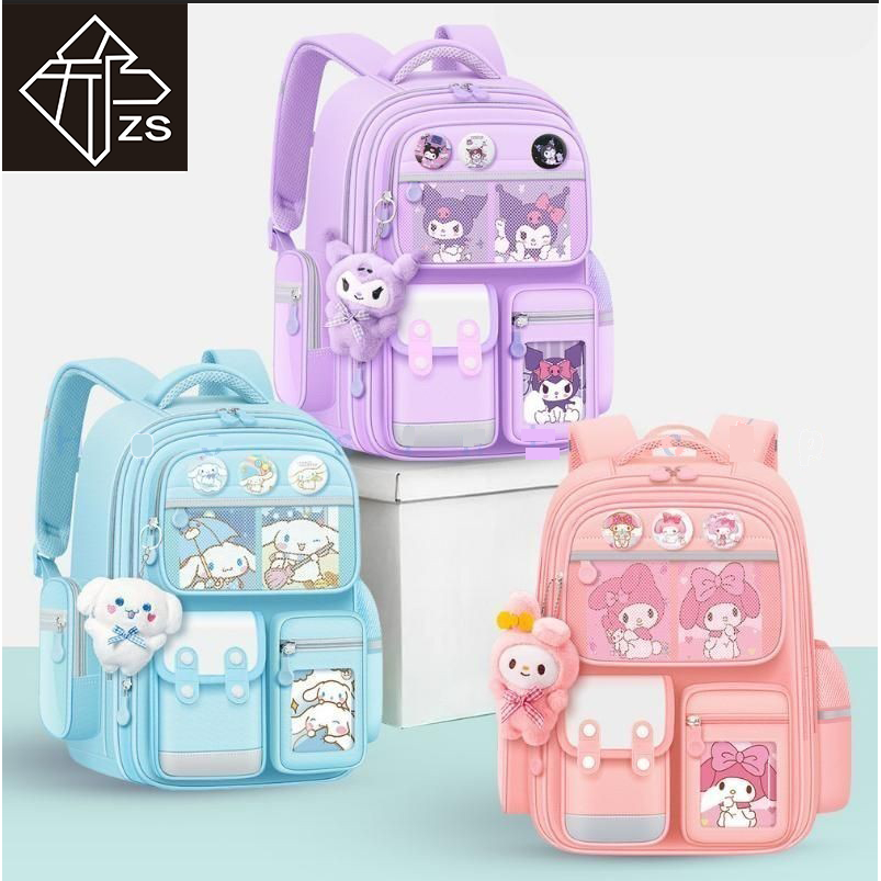 [TẶNG MÓC GẤU] Balo chống gù Melody Cinnamon Kurumi cho bé gái đi h...