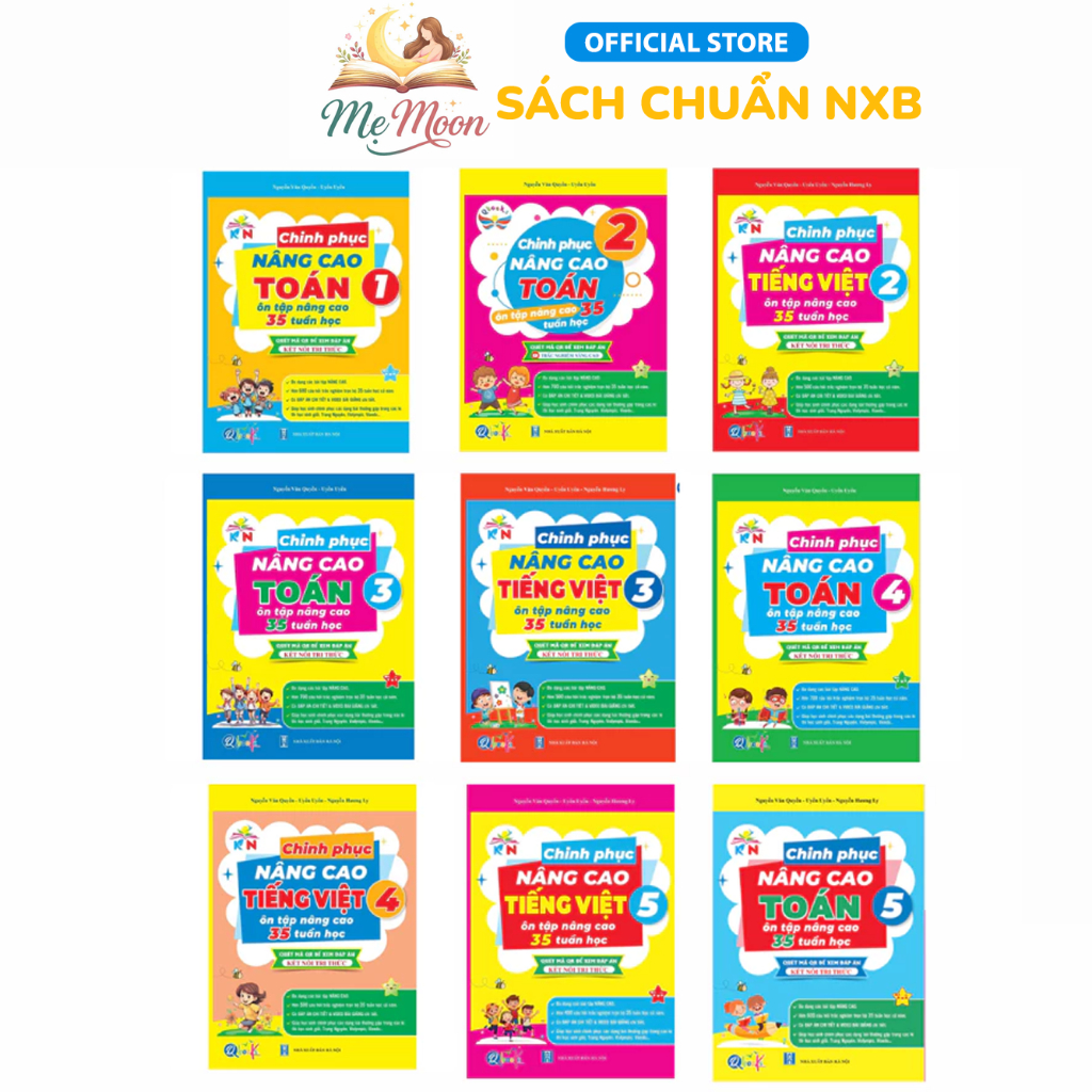 Sách - Chinh Phục Nâng Cao Toán và Tiếng Việt Lớp 1,2,3,4,5 - Kết n...