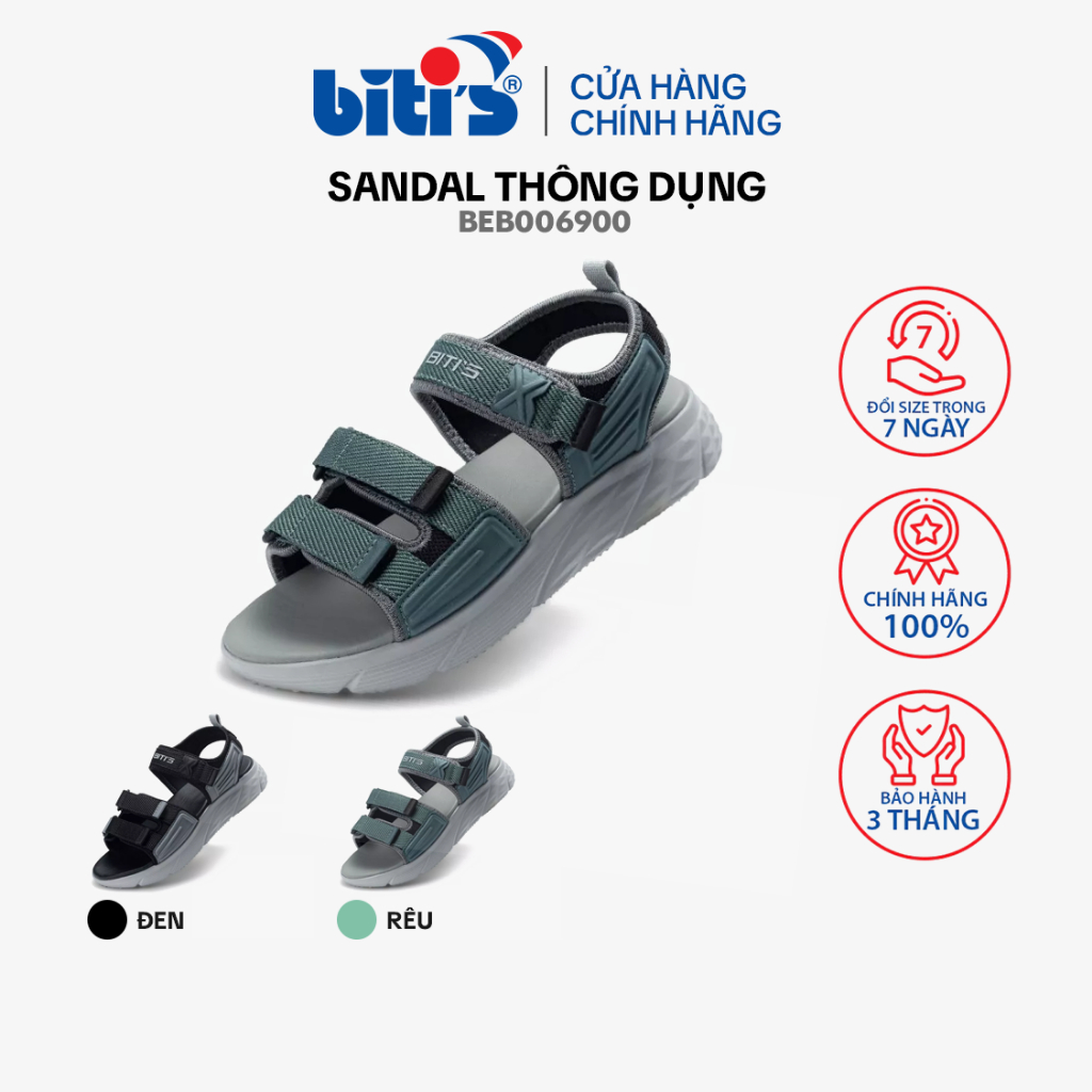 Sandal thông dụng Biti's Bé Trai BEB006900 size 30 đến 34