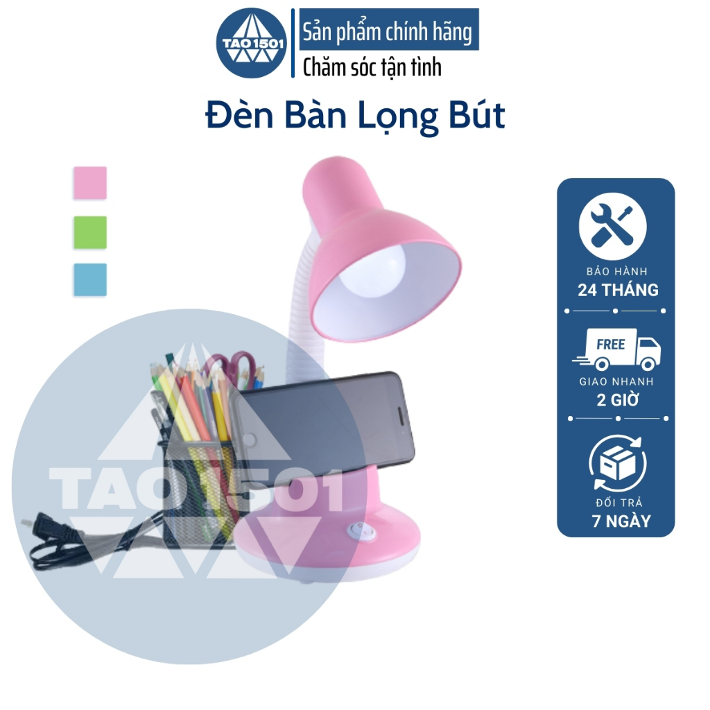 Đèn học để bàn Tao1501 - Bóng led chống cận - Phù hợp bảo vệ mắt, c...